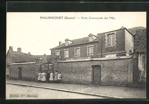 AK Hallencourt, Ecole Communale des Filles