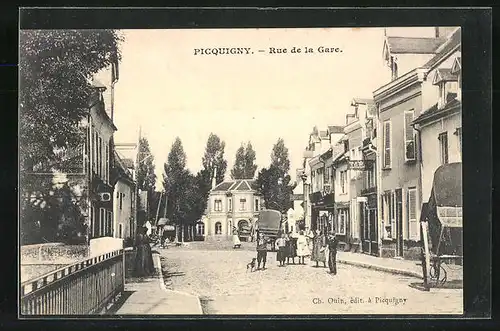 AK Picquigny, Rue de la Gare