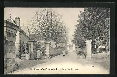 AK La Chaussée-Tirancourt, L`Entrée du Château