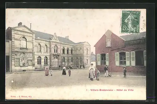 AK Villers-Bretonneux, Hôtel de Ville