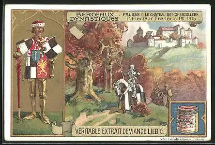 Sammelbild Liebig, Berceaux Dynastiques, Prusse