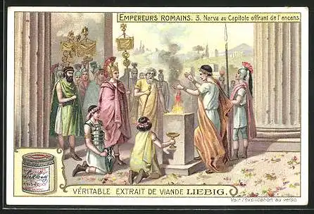 Sammelbild Liebig, Empereurs Romains, 3.