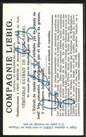 Sammelbild Liebig, Anvers au moyen age, Jean Appelmans