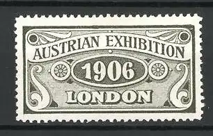 Reklamemarke London, Austrian Exhibition 1906