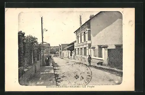 AK Bonnieres-sur-Seine, La Poste