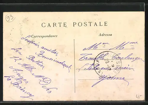 AK Le Raincy, L`Eglise et la Piece d`Eau