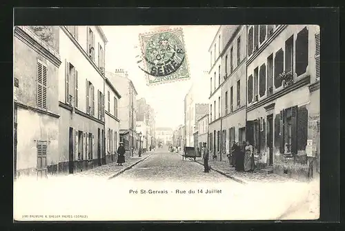 AK Pré-Saint-Gervais, Rue du 14 Juillet