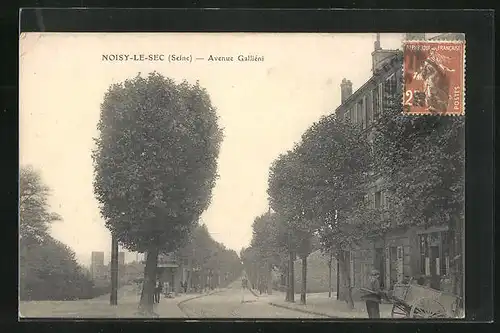 AK Noisy-le-Sec, Avenue Galliéni