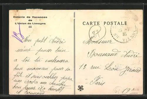 AK Le Mas-Eloi, Colonie des garcons, vue generale