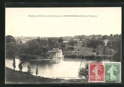 AK Dompierre, Etang et Moulin du Château