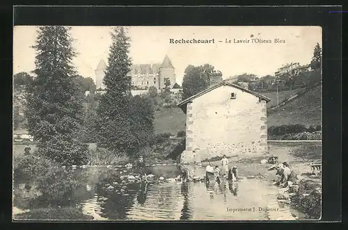 AK Rochechouart, Le Lavoir l`Oiseau Bleu