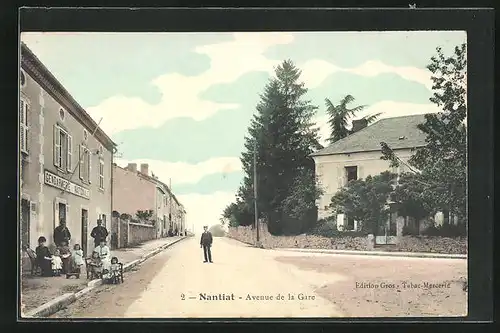 AK Nantiat, Avenue de la Gare