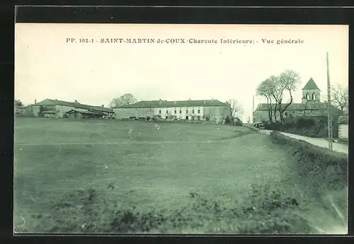 AK Saint-Martin-de-Coux, Vue générale