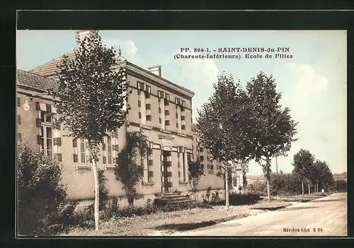 AK Saint-Denis-du-Pin, Ecole de Filles