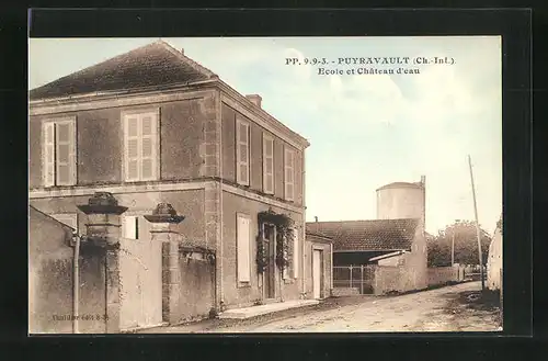 AK Puyravault, Ecole et Chateau d`eau