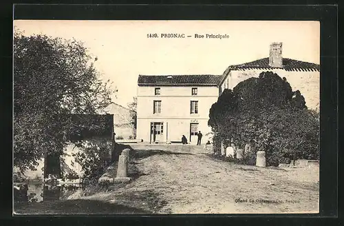 AK Prignac, Rue Principale, Cafe