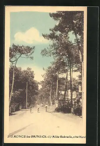 AK Ronce-les-Bains, Allée Gabrielle, côte Nord