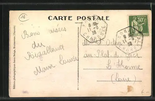 AK Deviat, Strassenpartie vor dem Ort