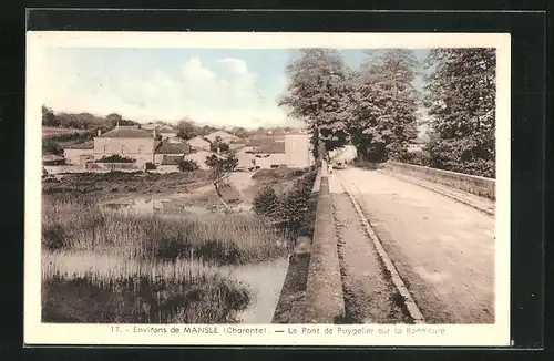 AK Mansle, Le Pont de Puygelier sur la Bonnieure