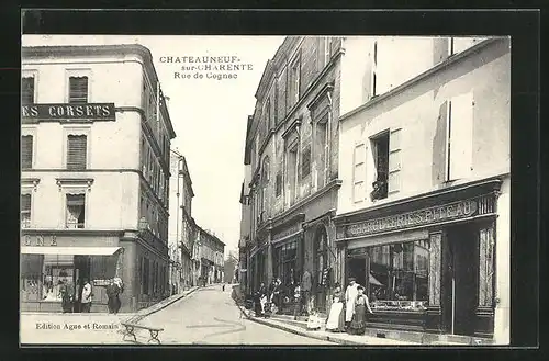 AK Chateauneuf-sur-Charente, Rue de Cognac