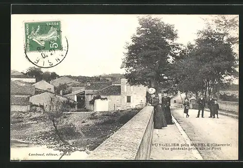 AK Puygelier, Vue générale prise sur le Pont