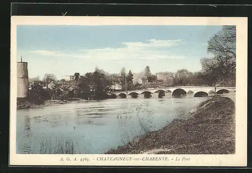 AK Châteauneuf-sur-Charente, Le Pont