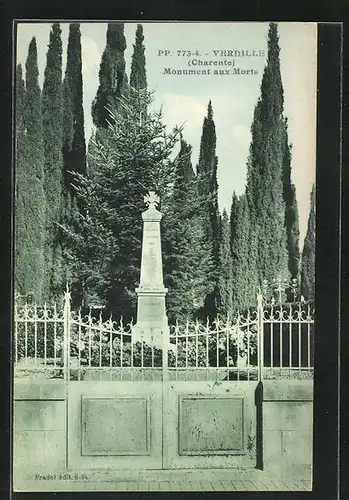 AK Verdille, Monument aux Morts