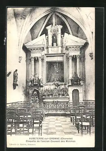 AK Aubeterre-sur-Dronne, Chapelle de l`ancien Couvent des Minimes