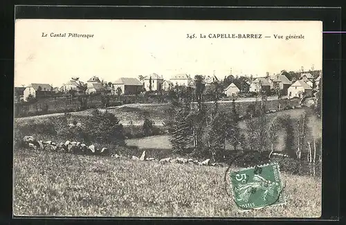 AK La Capelle-Barrez, Vue générale