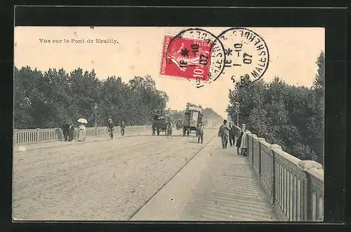 AK Neuilly, Vue sur le Pont