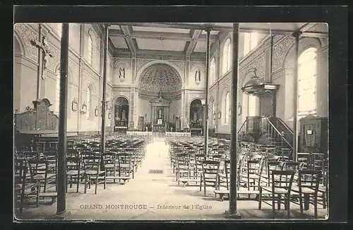 AK Grand Montrouge, Intérieur de l`Église