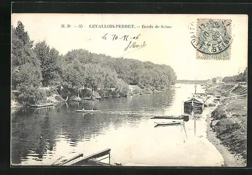 AK Levallois-Perret, Bords de Seine