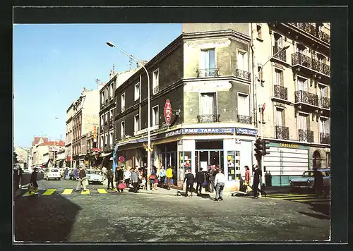 AK Malakoff, La Rue P. Larousse