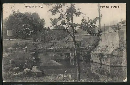 AK Garges, Pont sur le Croult