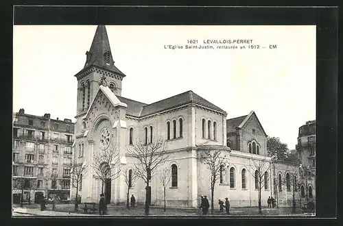 AK Levallois-Perret, L`Église Saint-Justin