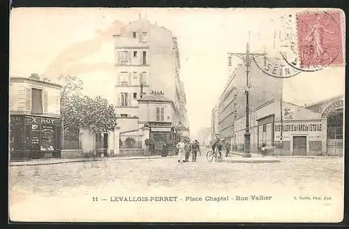AK Levallois-Perret, Place Chaptal, Rue Vallier