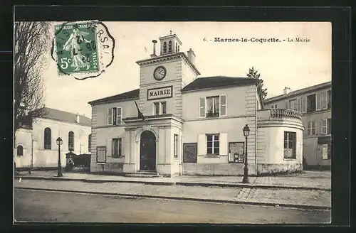 AK Marnes-la-Coquette, La Mairie