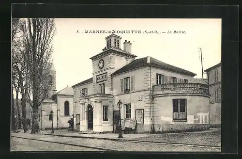 AK Marnes-la-Coquette, La Mairie