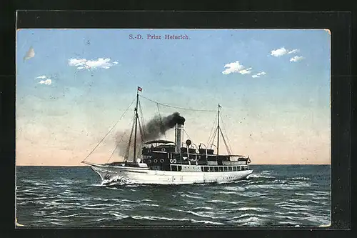 AK Passagierschiff S. D. Prinz Heinrich in ruhiger See