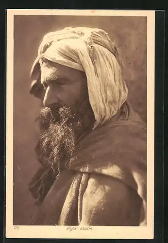 AK Alter arabischer Mann mit Bart