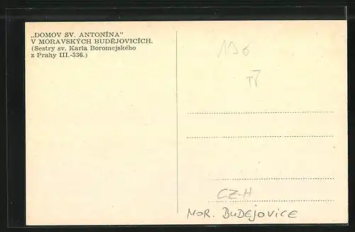 AK Mor. Budejovice, Domov sv. Antonina
