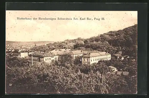 AK Prag / Praha, Mutterhaus der Barmherzigen Schwestern Sct. Karl Bor