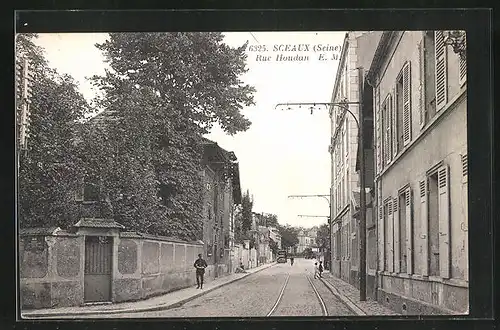 AK Sceaux, Rue Houdan, Strassenpartie