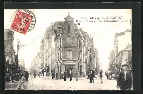 AK Levallois-Perret, Rue du Bois et Rue Chevallier