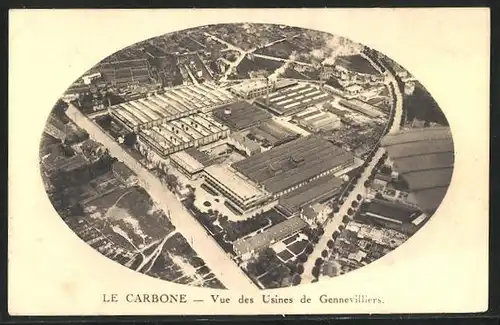 AK Gennevilliers, Vue des Usines