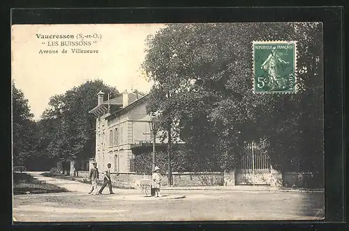 AK Vaucresson, Avenue de Villeneuve
