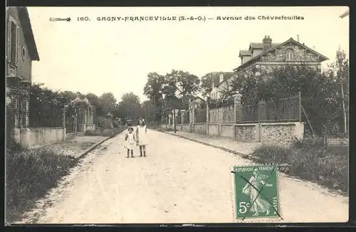 AK Gagny-Franceville, Avenue des Chévrefeuilles