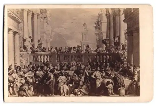 Fotografie Die Hochzeit zu Cana, nach Gemälde von Paul Veronese