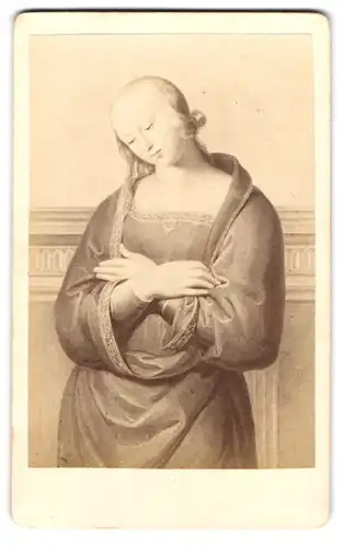 Fotografie Die Jungfrau Maria, nach Gemälde von Rafael