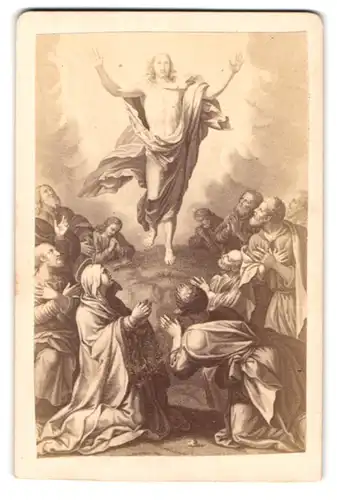 Fotografie Himmelfahrt Christi, nach Gemälde von A. del Sarto